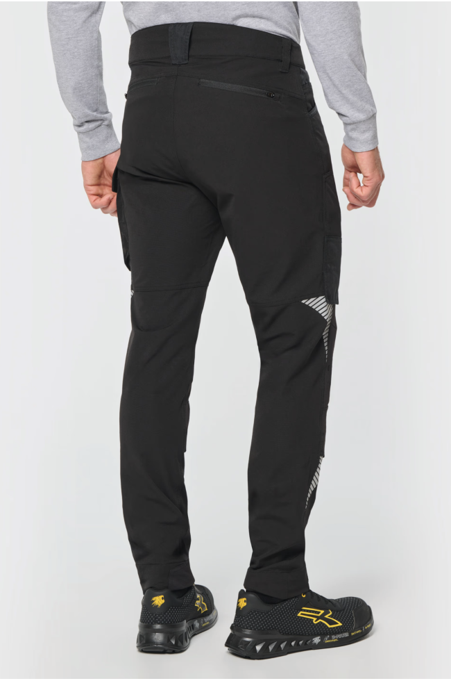 Pantalon stretch recyclé multipoches unisexe personnalisé