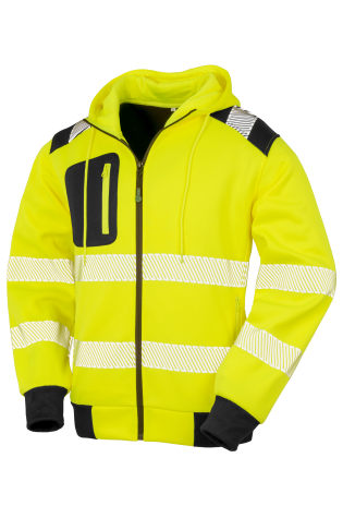 Sweat-shirt à capuche de sécurité recyclé