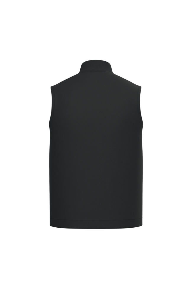 Bodywarmer rembourré en sergé personnalisé unisexe