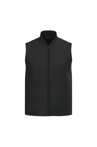 Bodywarmer rembourré en sergé personnalisé unisexe