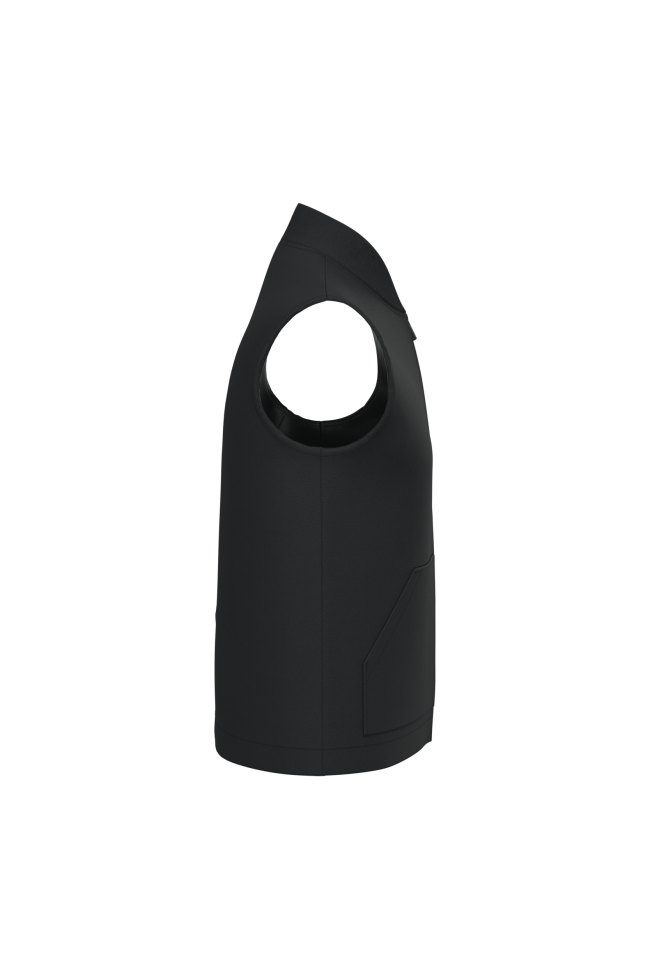 Bodywarmer rembourré en sergé personnalisé unisexe