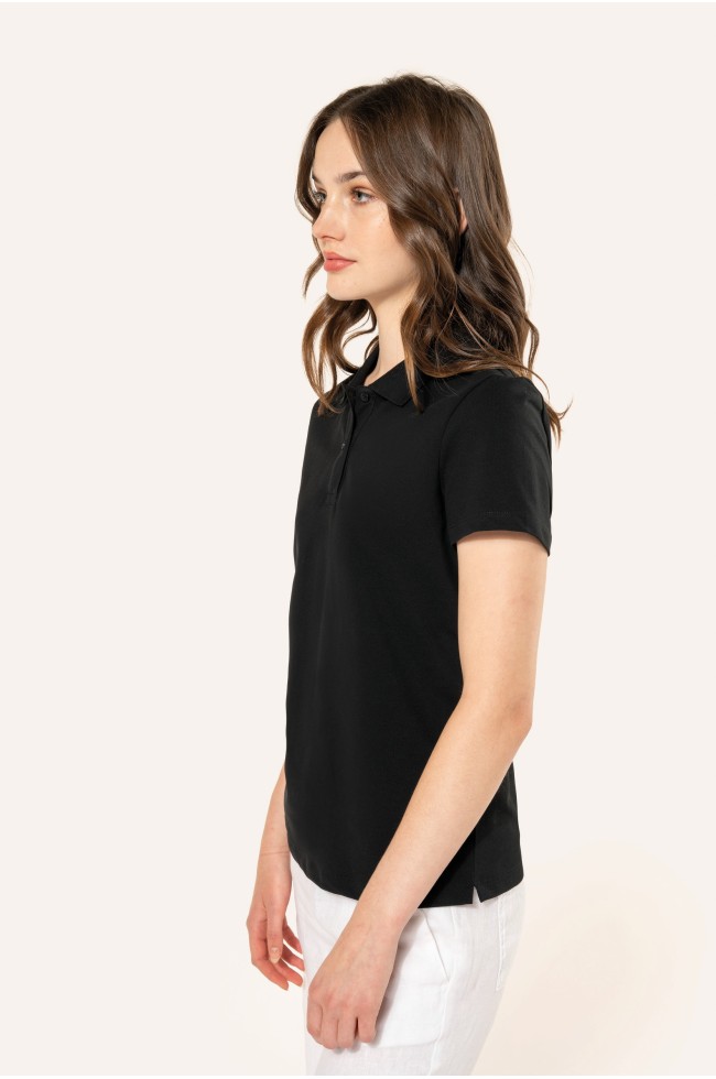 Polo Supima® manches courtes femme personnalisé