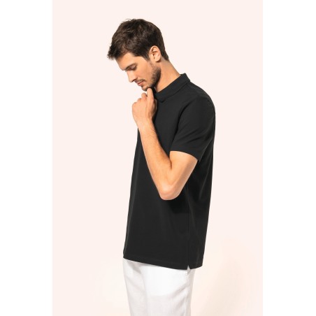 Polo Supima® homme personnalisé noir