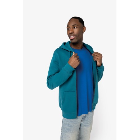 Sweat-shirt écoresponsable zippé à capuche unisexe