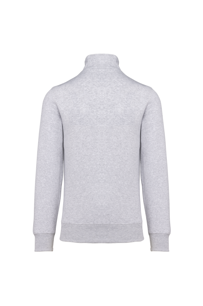 Sweat-shirt col zippé homme personnalisé