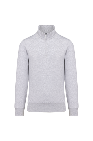 Sweat-shirt col zippé homme personnalisé