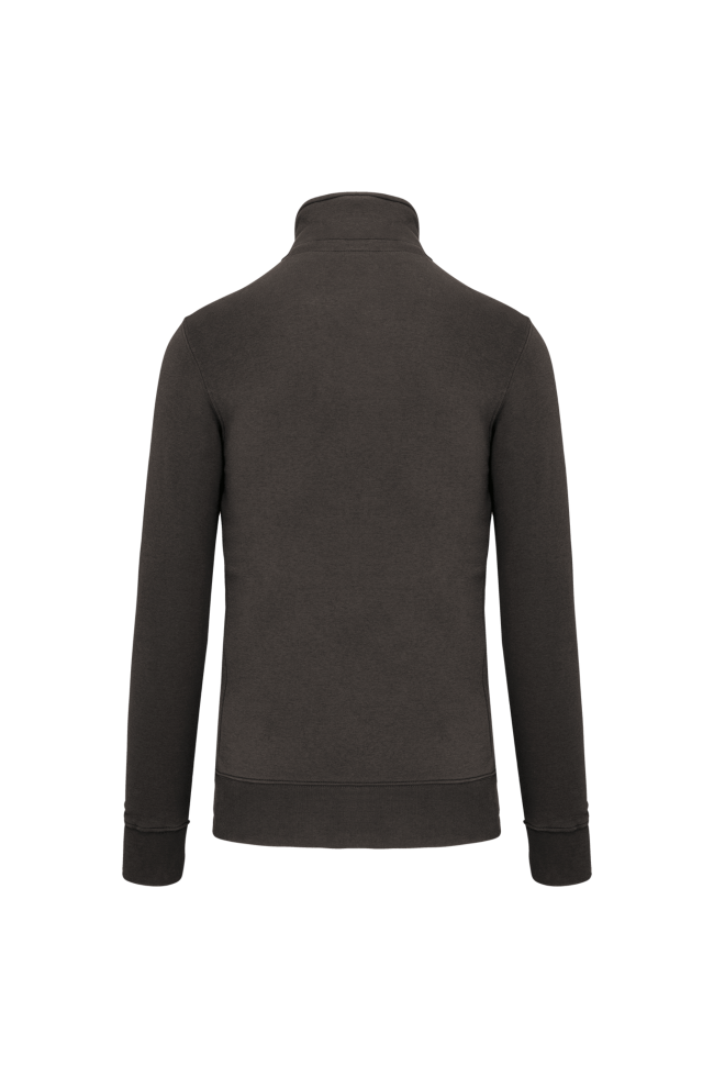 Sweat-shirt col zippé homme personnalisé