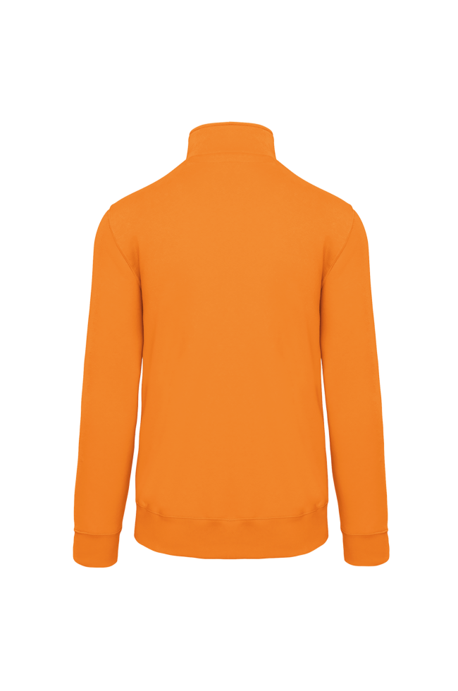 Sweat-shirt col zippé homme personnalisé