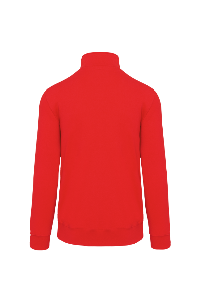 Sweat-shirt col zippé homme personnalisé