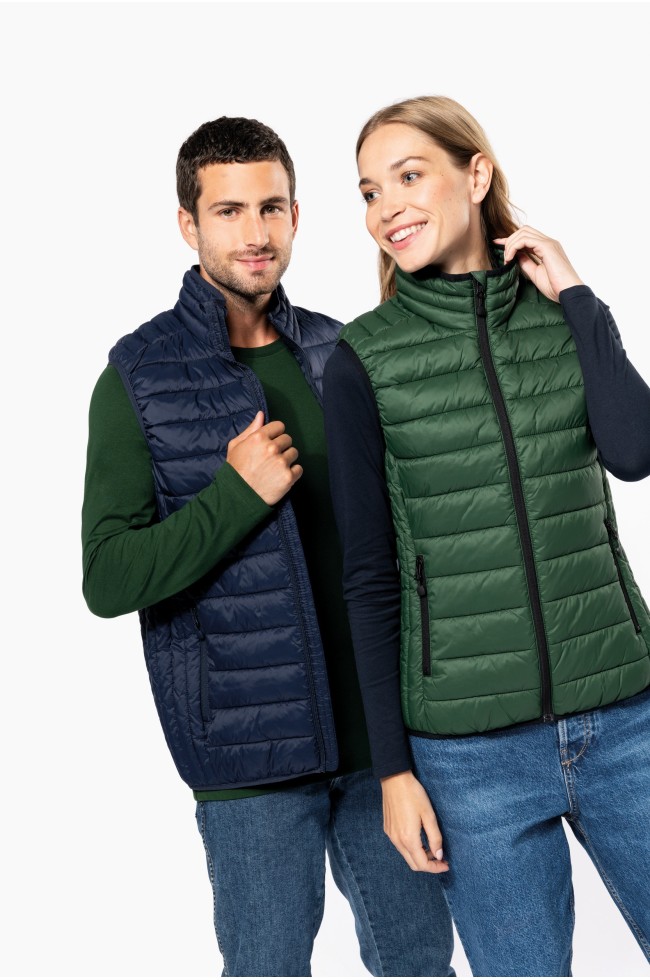 Doudoune légère sans manches homme personnalisable