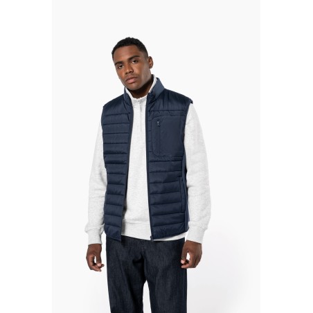 Bodywarmer bi-matière homme Personnalisé