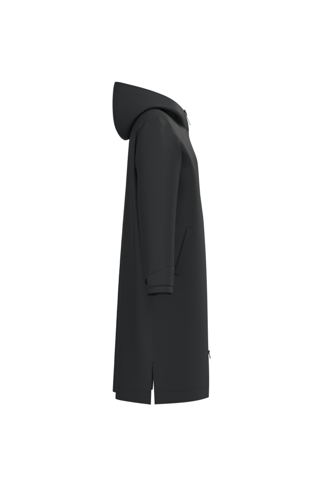 Parka longue doublée sherpa unisexe