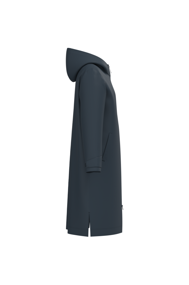 Parka longue doublée sherpa unisexe