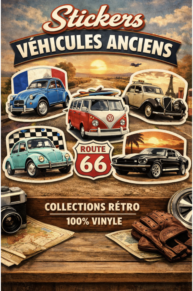 Stickers véhicules anciens | 150 Cover