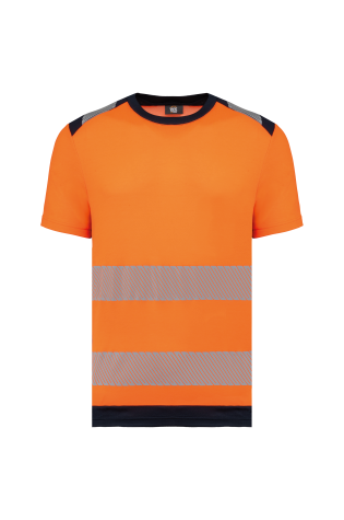 T-shirt de sécurité recyclé manches courtes unisexe