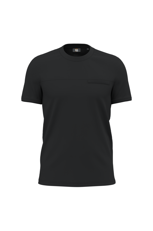 T-shirt de cuisine respirant noir