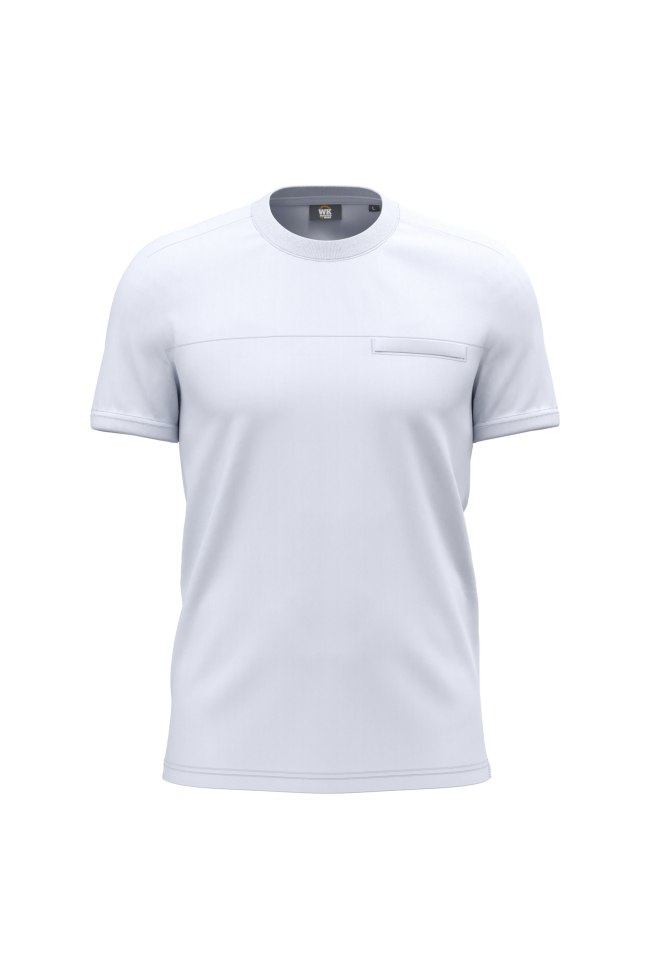 T-shirt de cuisine respirant blanc