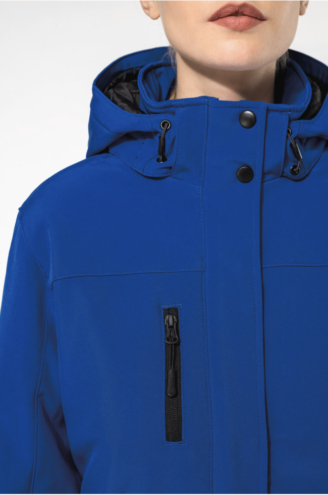 Parka softshell doublée capuche homme personnalisable | 150 Cover