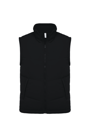 Bodywarmer doublé polaire unisexe