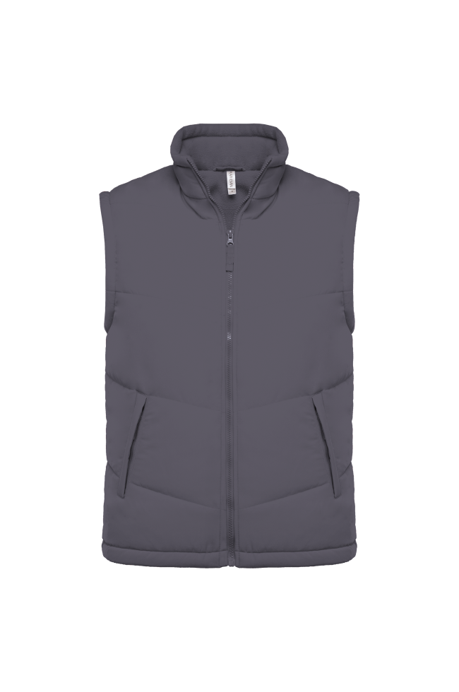 Bodywarmer doublé polaire unisexe