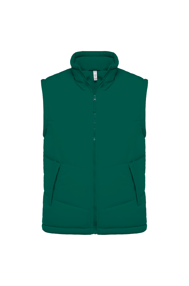 Bodywarmer doublé polaire unisexe