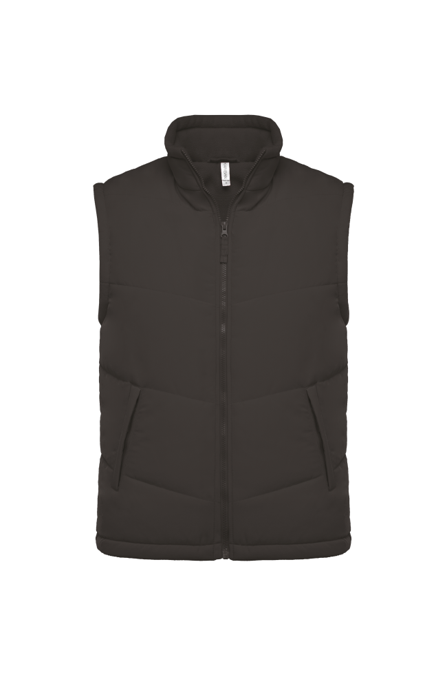 Bodywarmer doublé polaire unisexe