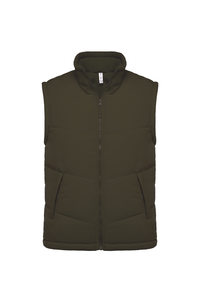 Bodywarmer doublé polaire unisexe