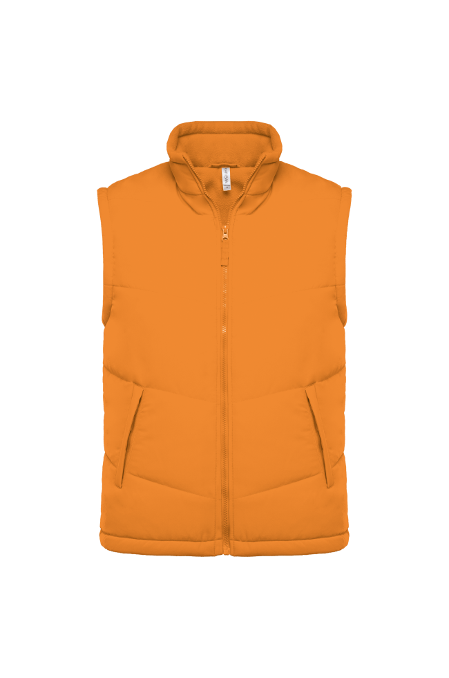 Bodywarmer doublé polaire unisexe