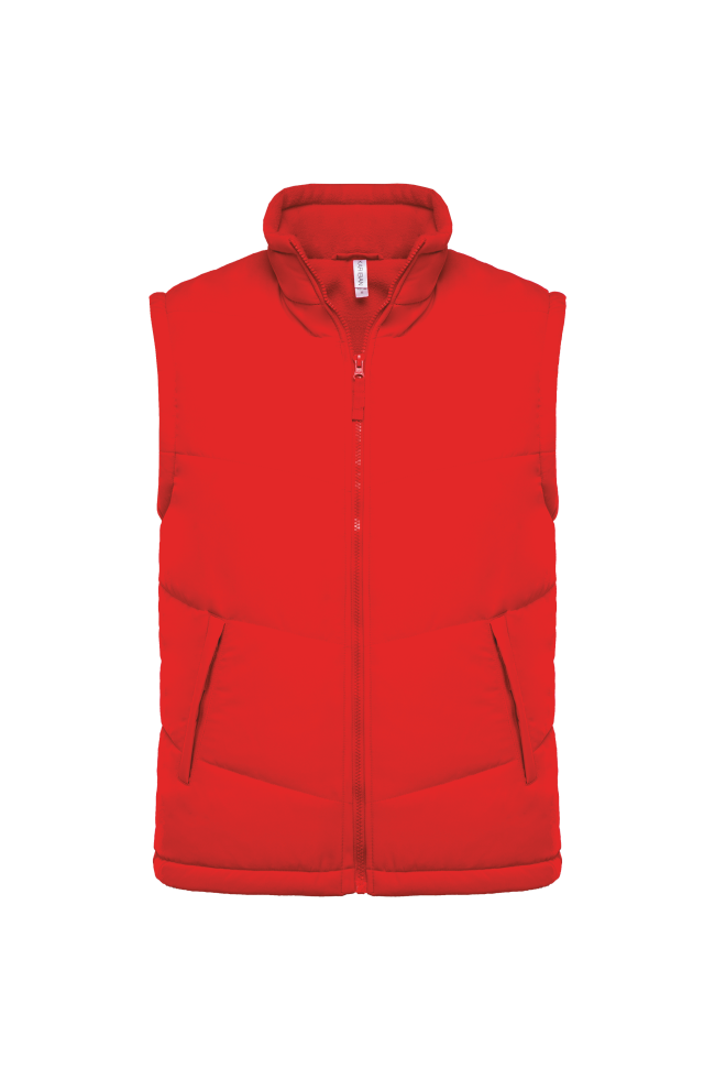 Bodywarmer doublé polaire unisexe