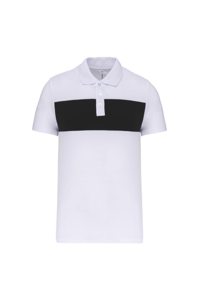 Polo Team Sport blanc