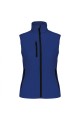 bodywarmer royal bleu sans manches femme personnalisable