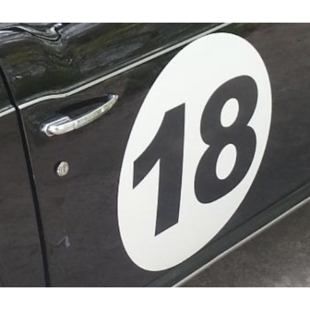 numéro rond course automobile