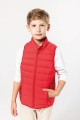 Doudoune enfant rouge sans manches