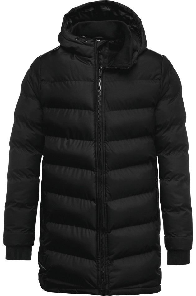 Parka team sports unisexe noir face avant