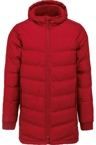 Parka team sports unisexe rouge