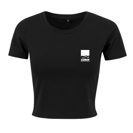 150 crop top noir
