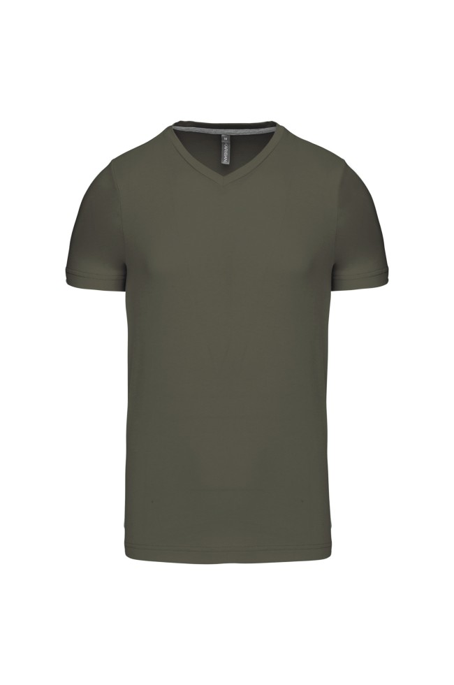 Tee-Shirt Homme Col V personnalisable | 150 Cover