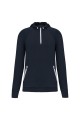 Sweat-shirt à capuche 1/4 zip sport unisexe personnalisable| 150 Cover