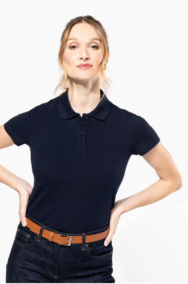 Polo Supima® manches courtes femme personnalisable | 150 Cover