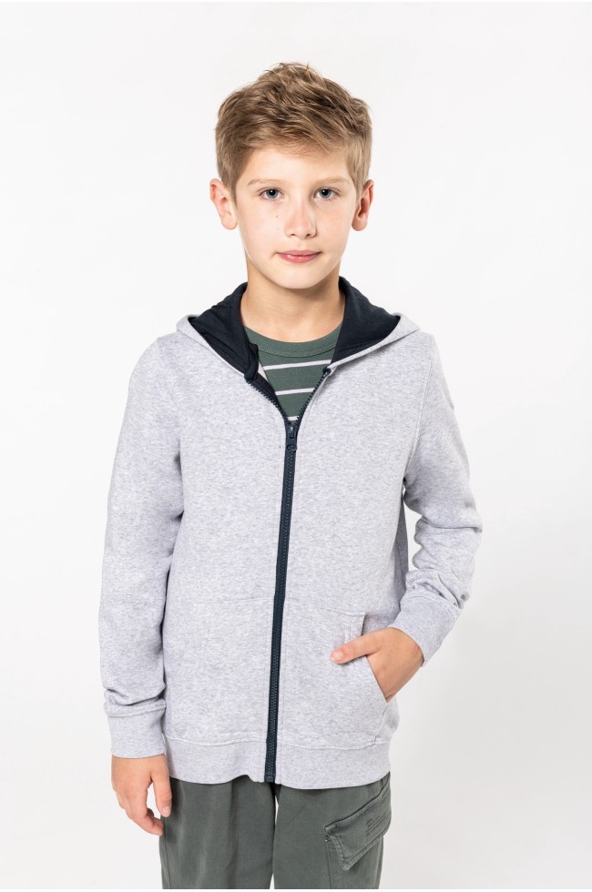 Sweat Zippé à Capuche Enfant personnalisable | 150 Cover