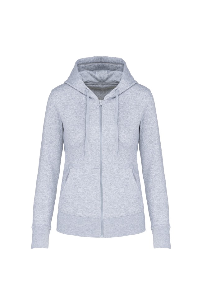 Sweat Zippé à Capuche Bio Femme personnalisable | 150 Cover