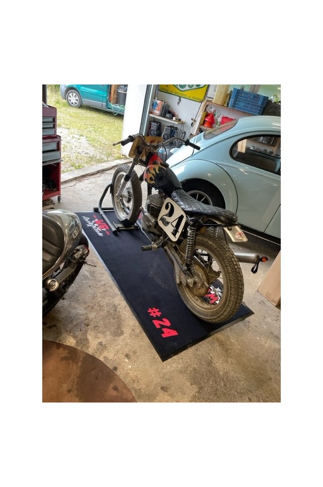 Tapis de Sol Environnemental Moto 100 % PERSO personnalisable | 150...