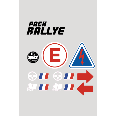 Planche Stickers Rallye Obligatoire FFSA