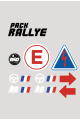 Planche Stickers Rallye Obligatoire FFSA