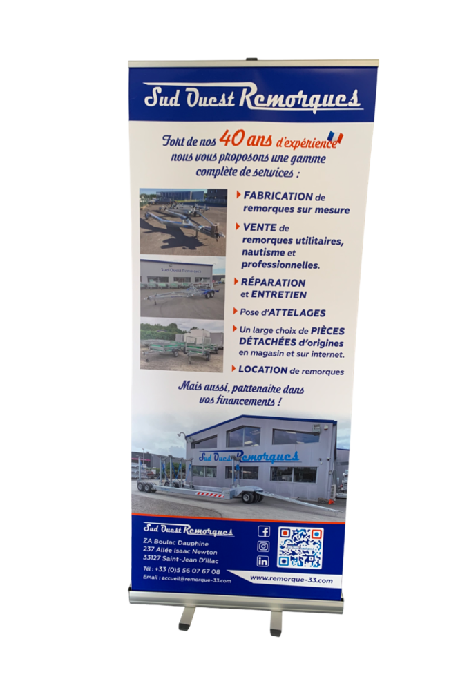 Roll-up 100 % personnalisé
