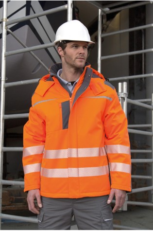 Manteau Softshell Haute Visibilité personnalisable | 150 Cover