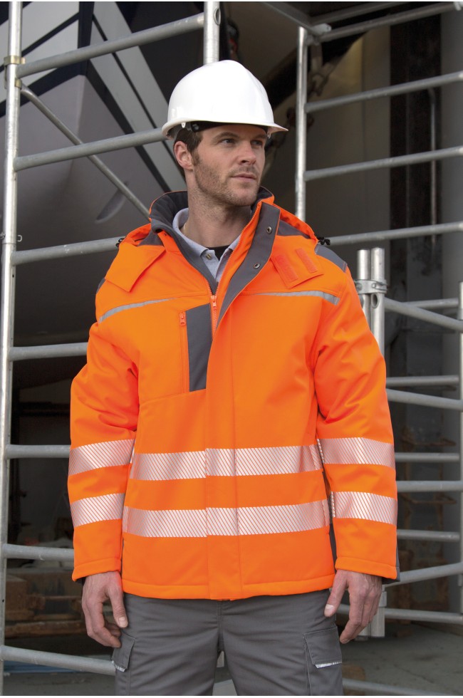 Manteau Softshell Haute Visibilité personnalisable | 150 Cover