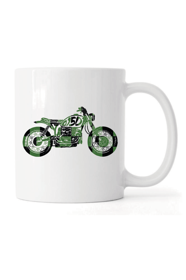 MUG CAFE RACER 150 GREEN