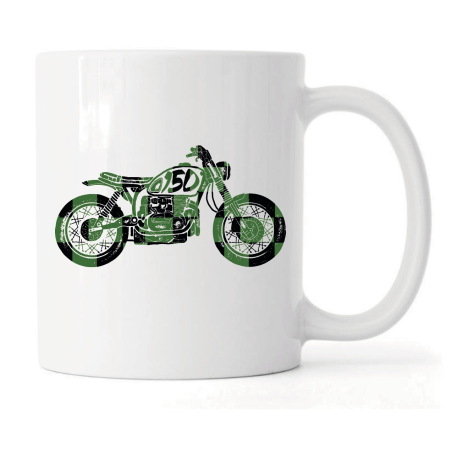 MUG CAFE RACER 150 GREEN