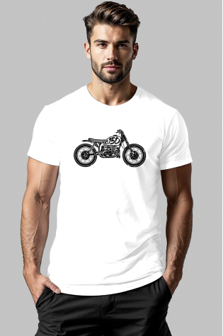 TEE-SHIRT UNISEXE "CAFE RACER 150" BLACK